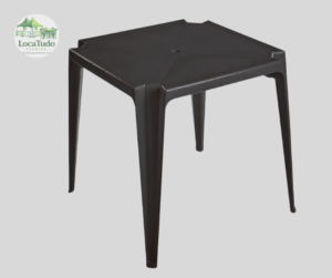 aluguel de mesa plastica preta